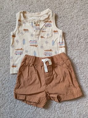 Carter's- 2 Piece Outfit- Summer - 12 Months